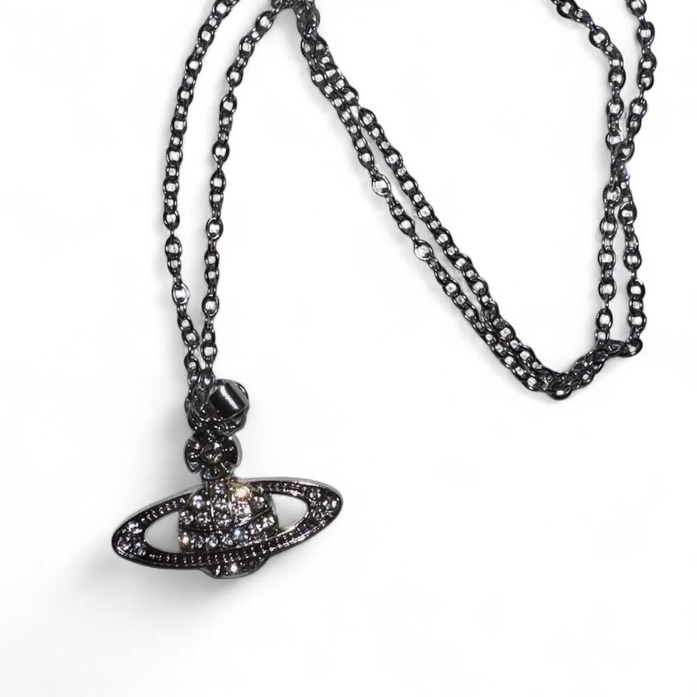 Silver Orb Pendant Necklace - Going Out Piece